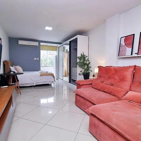 Charmoso E Bem Decorado Studio 200M Da Praia